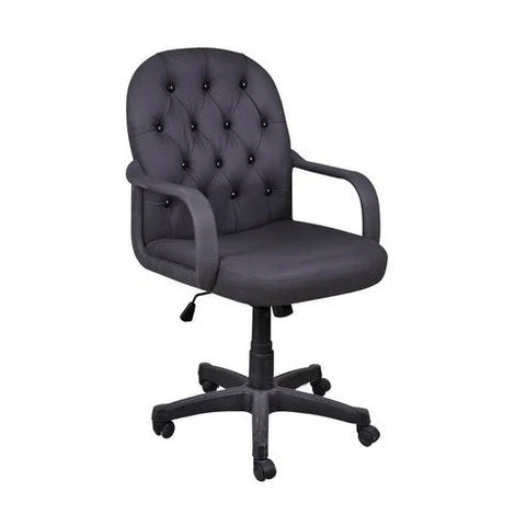 button tufted classic employee leather office chair - RAMA OFFICE FURNITURE